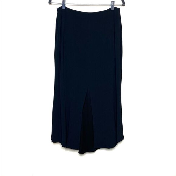 Carmen Marc Valvo Collection black trumpet midi skirt size 8 - Picture 5 of 16